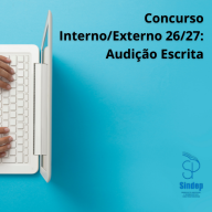 Concurso Interno/Externo 26/27: Audição Escrita