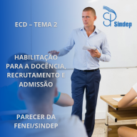 HABILITAÇÃO PARA A DOCÊNCIA, RECRUTAMENTO E ADMISSÃO - Parecer FENEI/SINDEP