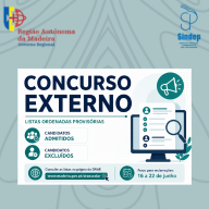 Madeira: Concurso externo - Listas provisórias de candidatos admitidos e excluídos